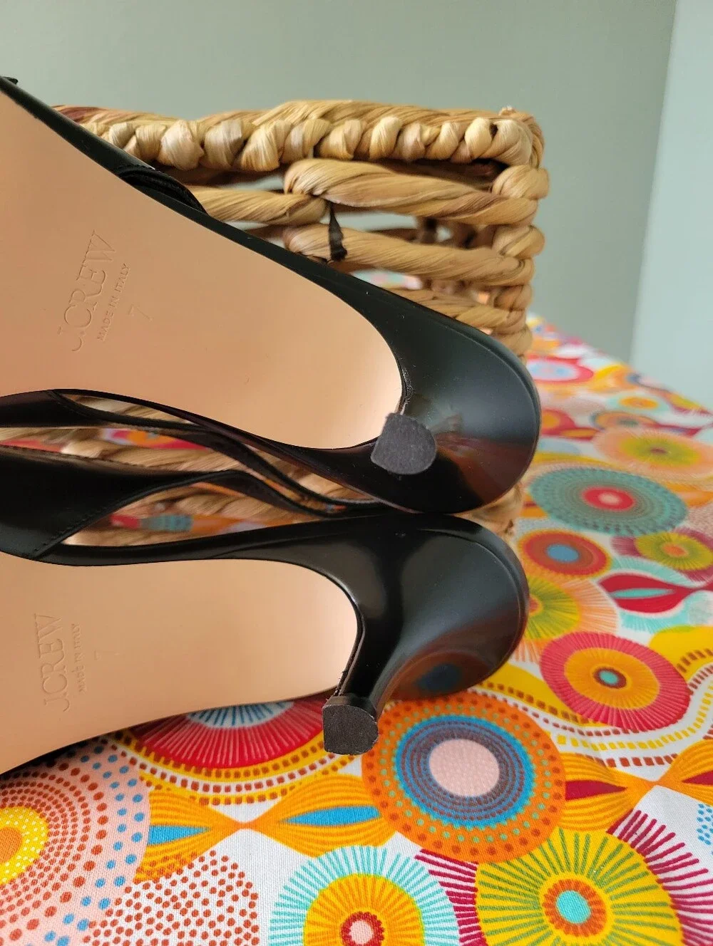 Made-in-Italy Colette buckle slingback pumps in leather CC042 Size 7